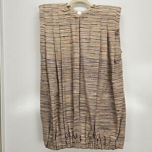 VTG OFAK Santa Fe Artisan & Weaver Chris O’Connell Striped Sleeveless Vest O/S
